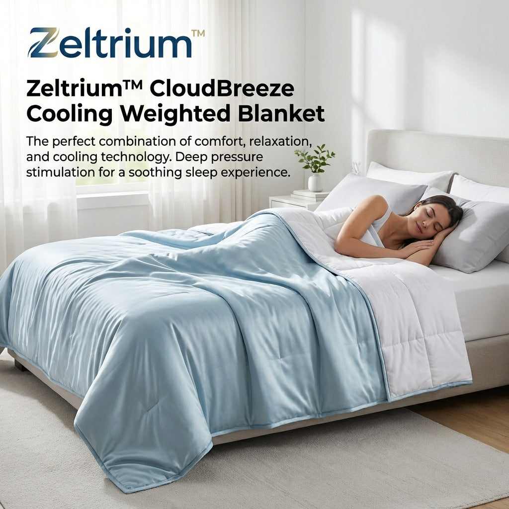 Zeltrium™ CloudBreeze Cooling Weighted Blanket