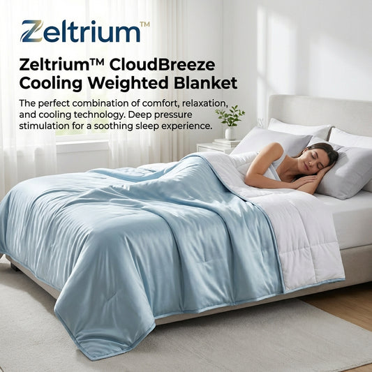 Zeltrium™ CloudBreeze Cooling Weighted Blanket