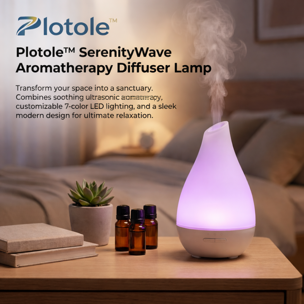 SerenityWave Aromatherapy Diffuser Lamp