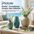 OceanBreeze Ceramic Vase Collection